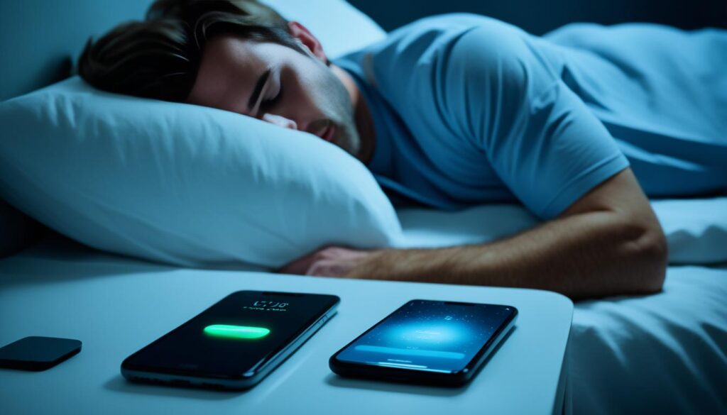 Sleeping with iPhone